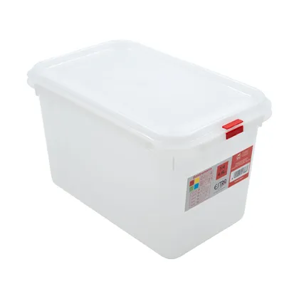 Recipiente Rectangular Gastronorm 4,5L Blanco