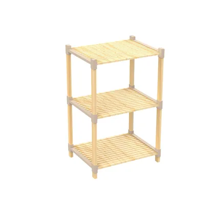 Estanteria Con Entrepaño En Madera 3 Niveles