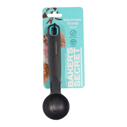 Cuchara De Helado Nylon Bs 20,5 Cm Negro