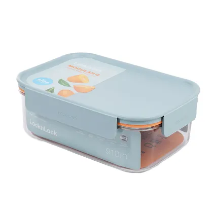 Recipiente Bisfree Modular 910Ml Azul Menta