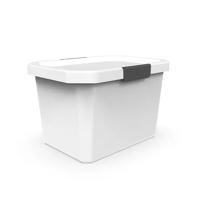 Recipiente con broches Estrabox 20L Blanco-Congelacion