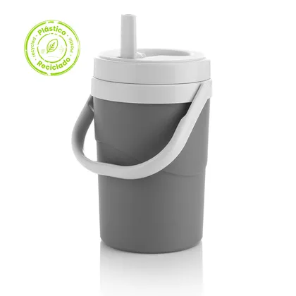 Termo 2L Gris Insulado Material Recuperado