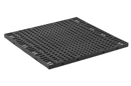 Piso plastico Economico filtrafacil de 60x60 cm-Negro