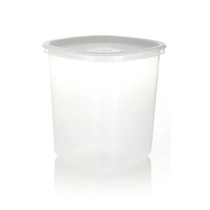 Recipiente Plastico para despensa Alto 5L Blanco