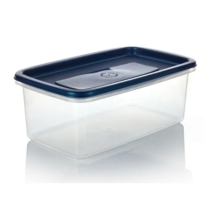 Recipiente Plastico Rectangular 2L Azul