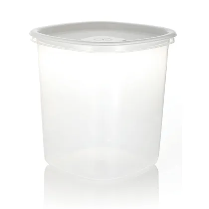 Recipiente Plastico para despensa Alto 9L Blanco