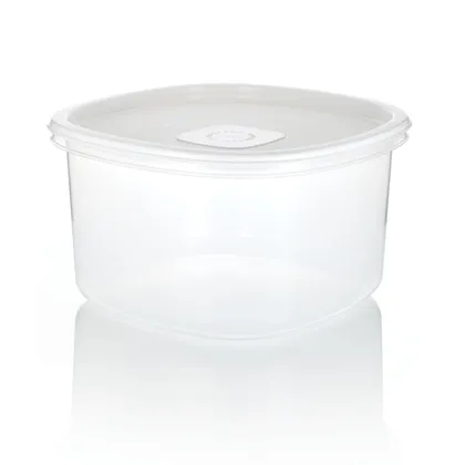 Recipiente Plastico Cuadrado 4.5L Blanco