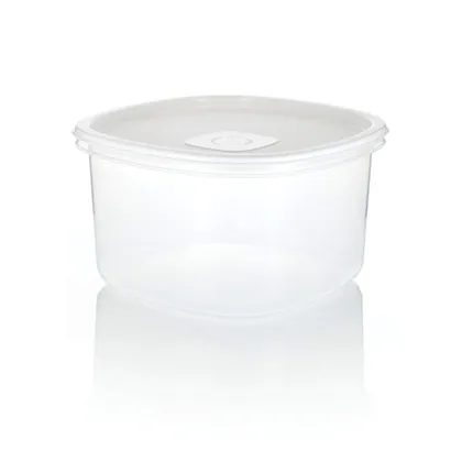 Recipiente Plastico Cuadrado 2.5L Blanco