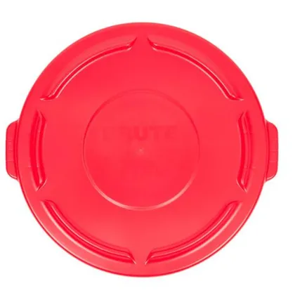 Tapa Plana Para Contenedor Brute 121 litros Rojo FG263100RED