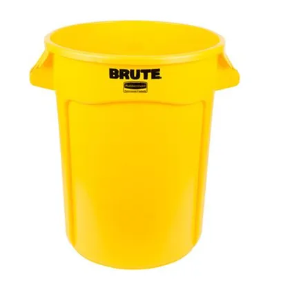 Contenedor Brute 121 litros Sin Tapa Amarillo Rubbermaid FG263200YEL