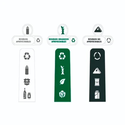 Kit de Etiquetas Para Punto Ecológico Slim Jim® 2148347
