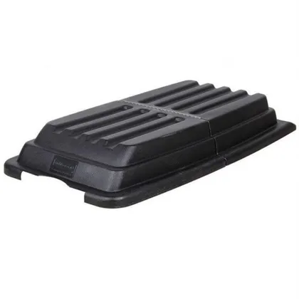 Tapa Practiwagon Volcador 800 Litros Negro Rubbermaid FG9T2300BLA