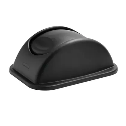 Tapa para Papelera Rectangular Mediana 26.6 Lt Negro Rubbermaid FG306600BLA