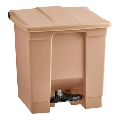 Papelera de Pedal 30 litros Beige Rubbermaid FG614300BEIG