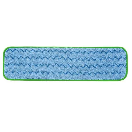 Mopa Plana Microfibra HYGEN 47 cm Trapero Húmedo Azul Borde Verde FGQ41000GR00