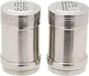Salero Pimentero en Acero Inoxidable X2 Pzs