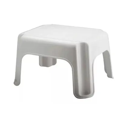 Butaco Plastico Escalera Un Paso Blanca FG420087WHT