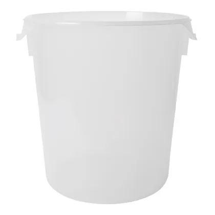 Contenedor Redondo Rubbermaid 20 Litros para Almacenamiento de Alimentos FG572824CLR
