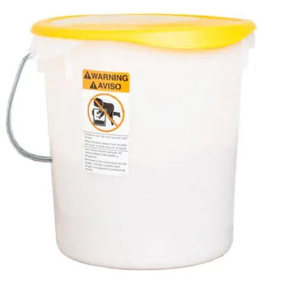Recipiente Redondo Para Alimentos Con Tapa y Manija 20.8 Litros FG572900WHT - FG573000YEL