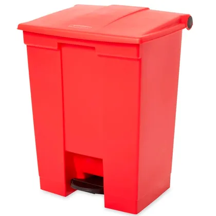 Papelera de Pedal 68 Litros Roja Rubbermaid FG614500RED