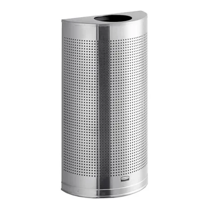 Contenedor Acero Inoxidable Texturizado Media Luna 45 Litros FGSH12SSPL