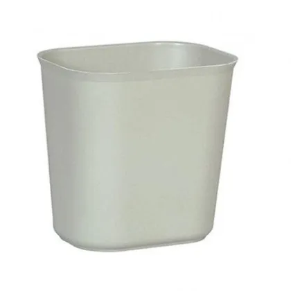 Papelera Resistente al Fuego Color Beige 6.6 Litros Rubbermaid FG254000BEIG