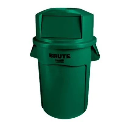 Caneca Brute 121 Litros FG263200DGRN con Tapa Domo Verde 1829397