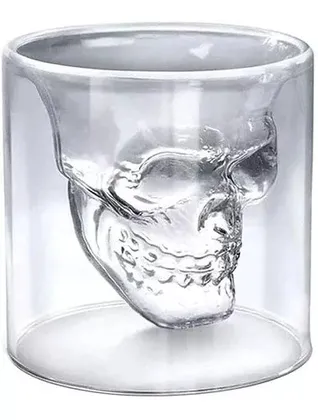 Vaso calavera doble pared 150 ml