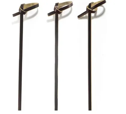 Palillos Bamboo C - Nudo Negro x100