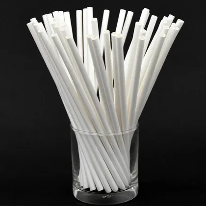 Pitillo papel blanco x200 unidades