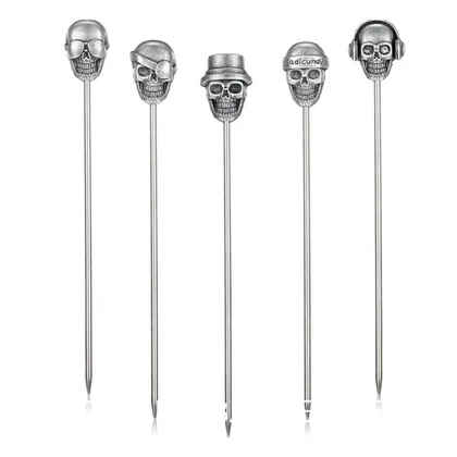 Palillos Metálico Calavera
