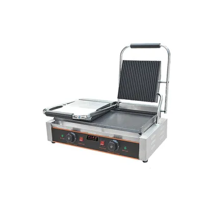 Sanduchera Tipo Panini Eléctrica de Dos Puestos