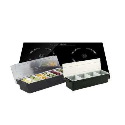 Estufa de Induccion 2 Puestos + Condimenteros