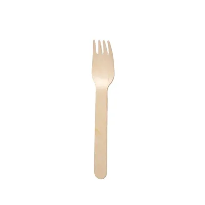 Tenedor de Madera X 100 Unds