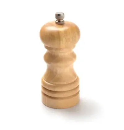 Pimentero en madera molino en ceramica 10 cm