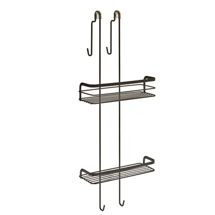 Organizador ducha 2 niveles Origin Lava Metaltex Italia.
