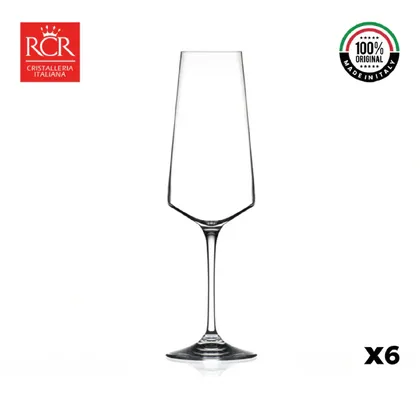 Copa Cristal Champaña Aria 360 cc set x 6 RCR Italia