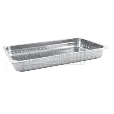 Azafate en acero 1/1 GN x 6 cm perforado