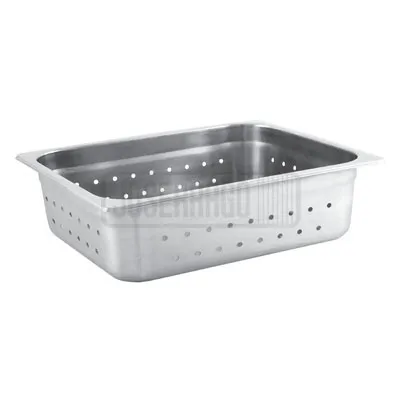 Azafate en acero 1/2 GN x 6 cm perforado