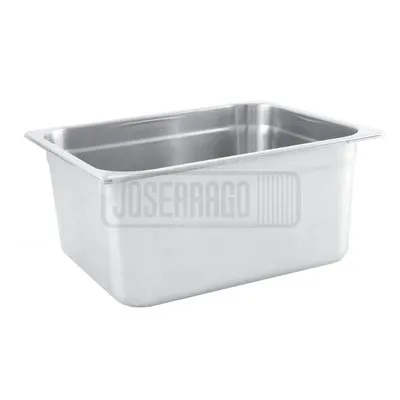 Azafate en acero 1/2 GN x 15 cm