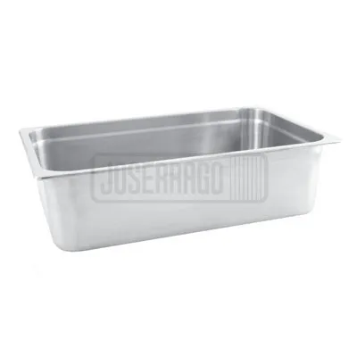 Azafate en acero 1/1 GN x 15 cm