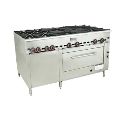 Cocina de 8 puestos con horno M-96