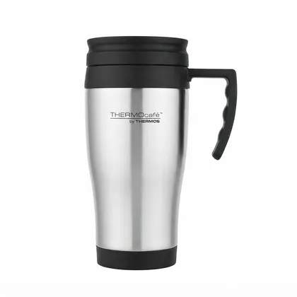 Mug 420ML En Acero Inoxidable Gris