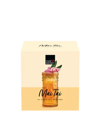 Set De 4 Vasos En Vidrio Mai Tai 485 ML / 16 OZ