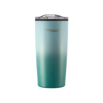 Termo Mug Acero Inoxidable Doble Color 460ML Verde