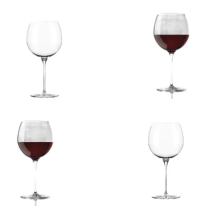Set X 4 Copas Vino Rojo Baloon Sinature Kentfield 710ML