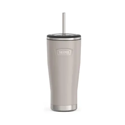MUG ACERO INOXIDABLE DOBLE PARED CON PITILLO 710ML 24oz ARENA