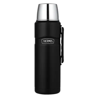 Termo Liquido 1.2 LT En Acero Inoxidable King Negro