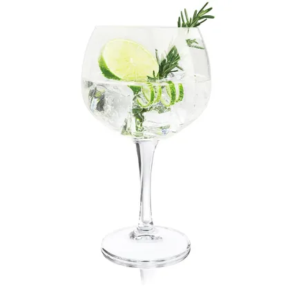 Set De 4 Copas En Vidrio Gin & Tonic 650ml