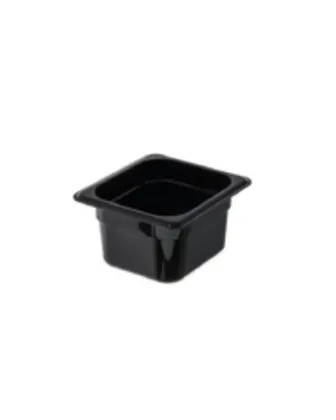 Recipiente en Policarb. Negro 1/4 (26,5×16,2×10)